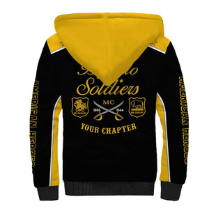 Personalised Buffalo Soldiers Sherpa Hoodie History of Heroes