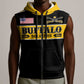 Personalised Buffalo Soldiers Sleeveless Zip Hoodie History of Heroes - African Pride
