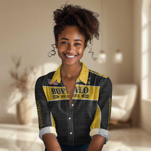 Personalised Buffalo Soldiers Women Casual Shirt History of Heroes