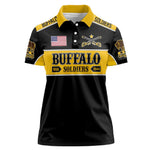 Personalised Buffalo Soldiers Women Polo Shirt History of Heroes