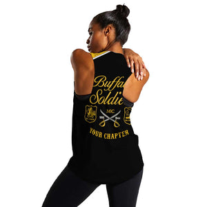 Personalised Buffalo Soldiers Women Racerback Tank History of Heroes