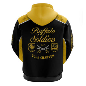 Personalised Buffalo Soldiers Zip Hoodie History of Heroes