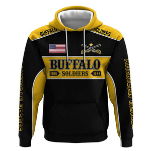 Personalised Buffalo Soldiers Zip Hoodie History of Heroes