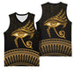 Ancient Egypt Gold Intricate Basketball Jersey Eye of Horus LT7