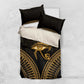 Ancient Egypt Gold Intricate Bedding Set Eye of Horus