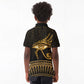 Ancient Egypt Gold Intricate Kid Polo Shirt Eye of Horus