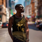 Ancient Egypt Gold Intricate Men Tank Top Eye of Horus