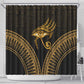 Ancient Egypt Gold Intricate Shower Curtain Eye of Horus