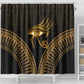 Ancient Egypt Gold Intricate Shower Curtain Eye of Horus