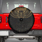 Ancient Egypt Spare Tire Cover Black Gold Scarab