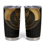 Ancient Egypt Tumbler Cup Black Gold Scarab