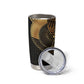 Ancient Egypt Tumbler Cup Black Gold Scarab