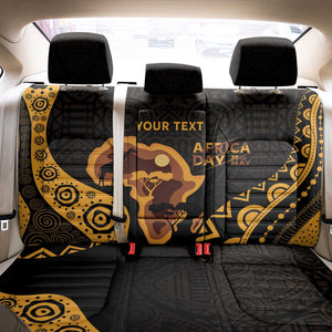 Africa Day Personalized Back Car Seat Cover Ethnic Retro Style