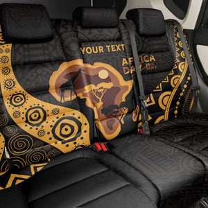 Africa Day Personalized Back Car Seat Cover Ethnic Retro Style