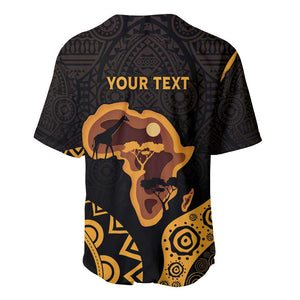 Africa Day Personalized Baseball Jersey Ethnic Retro Style