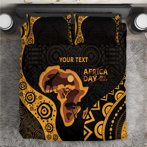 Africa Day Personalized Bedding Set Ethnic Retro Style