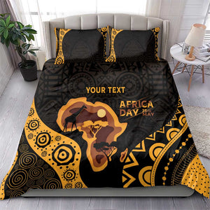 Africa Day Personalized Bedding Set Ethnic Retro Style