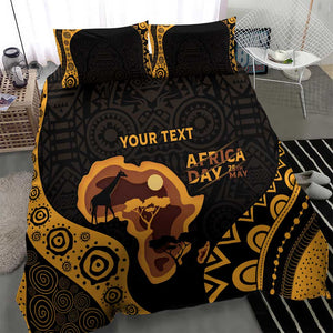 Africa Day Personalized Bedding Set Ethnic Retro Style