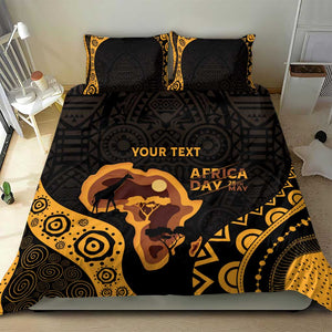 Africa Day Personalized Bedding Set Ethnic Retro Style