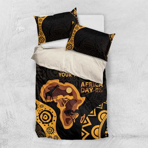 Africa Day Personalized Bedding Set Ethnic Retro Style