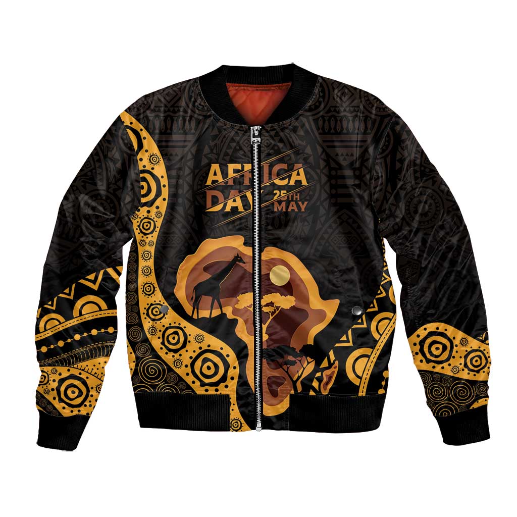 Africa Day Personalized Bomber Jacket Ethnic Retro Style