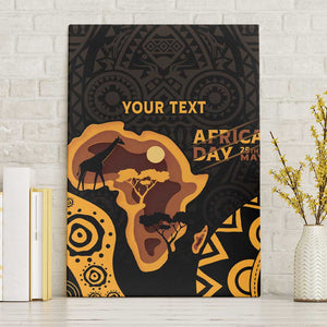 Africa Day Personalized Canvas Wall Art Ethnic Retro Style