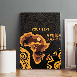 Africa Day Personalized Canvas Wall Art Ethnic Retro Style