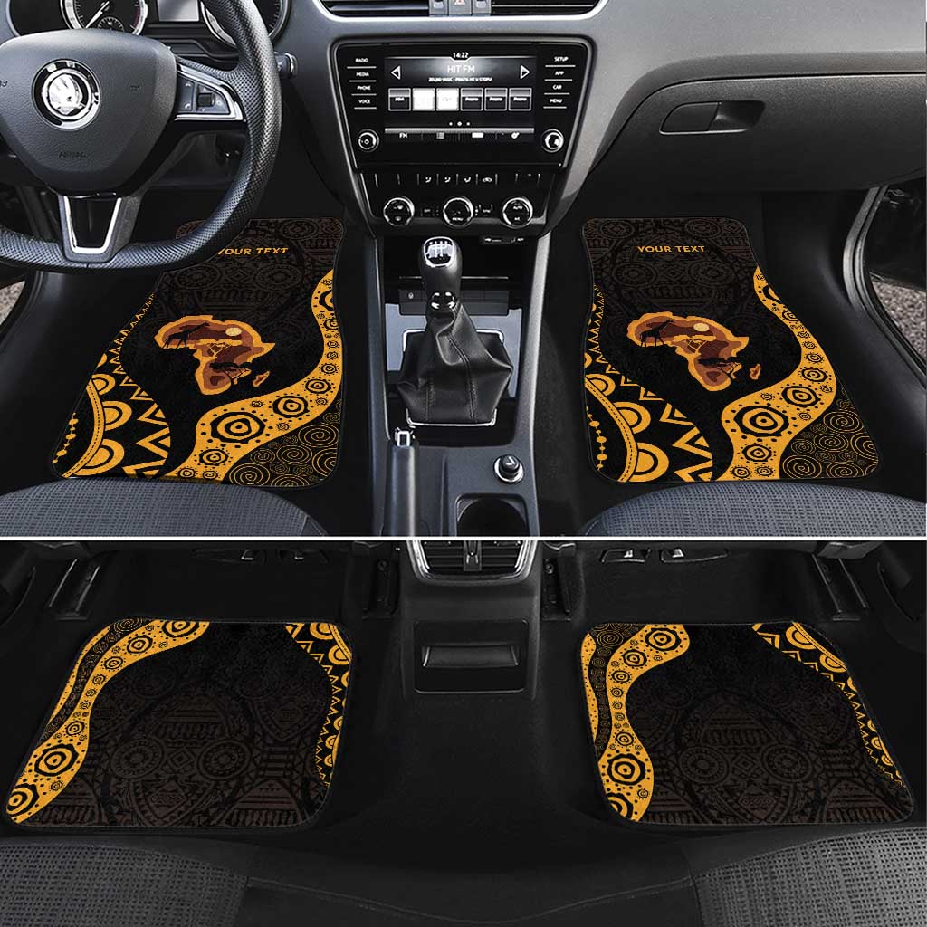 Africa Day Personalized Car Mats Ethnic Retro Style