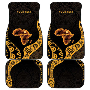 Africa Day Personalized Car Mats Ethnic Retro Style