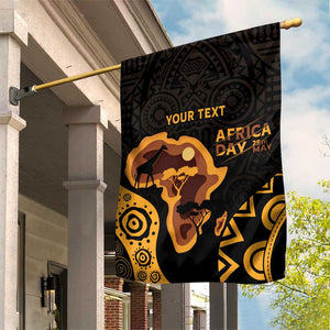Africa Day Personalized Garden Flag Ethnic Retro Style