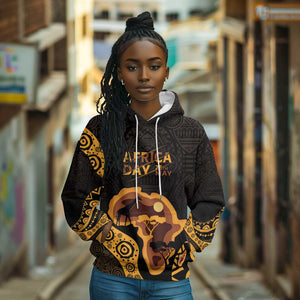 Africa Day Personalized Hoodie Ethnic Retro Style