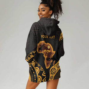 Africa Day Personalized Hoodie Dress Ethnic Retro Style