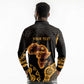 Africa Day Personalized Long Sleeve Polo Shirt Ethnic Retro Style