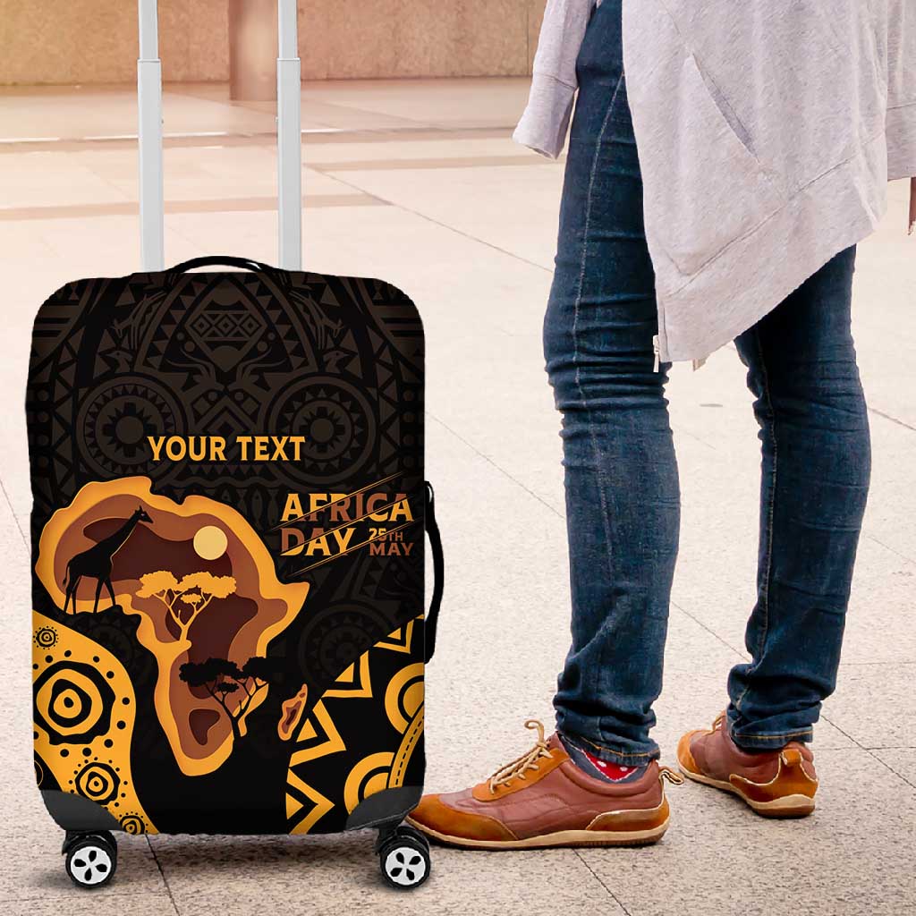 Africa Day Personalized Luggage Cover Ethnic Retro Style