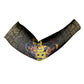 HBCU Grad Personalized Queen Poker Card Arm Sleeves Golden Pattern