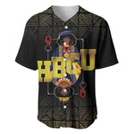 HBCU Grad Personalized Queen Poker Card Baseball Jersey Golden Pattern