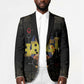 HBCU Grad Personalized Queen Poker Card Blazer Golden Pattern