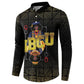 HBCU Grad Personalized Queen Poker Card Button Sweatshirt Golden Pattern