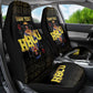 HBCU Grad Personalized Queen Poker Card Car Seat Cover Golden Pattern