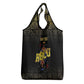 HBCU Grad Personalized Queen Poker Card Grocery Bag Golden Pattern