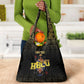 HBCU Grad Personalized Queen Poker Card Grocery Bag Golden Pattern