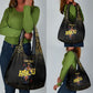 HBCU Grad Personalized Queen Poker Card Grocery Bag Golden Pattern