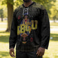 HBCU Grad Personalized Queen Poker Card Hockey Jersey Golden Pattern