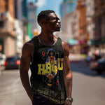 HBCU Grad Personalized Queen Poker Card Men Tank Top Golden Pattern