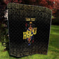 HBCU Grad Personalized Queen Poker Card Quilt Golden Pattern