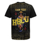 HBCU Grad Personalized Queen Poker Card Rugby Jersey Golden Pattern