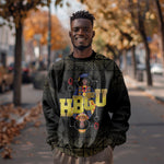 HBCU Grad Personalized Queen Poker Card Sweatshirt Golden Pattern