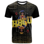 HBCU Grad Personalized Queen Poker Card T shirt Golden Pattern