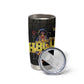HBCU Grad Personalized Queen Poker Card Tumbler Cup Golden Pattern