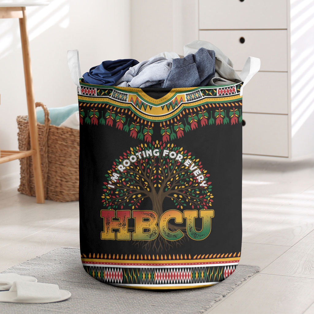 I'm Rooting For Every HBCU Dashiki Style Laundry Basket